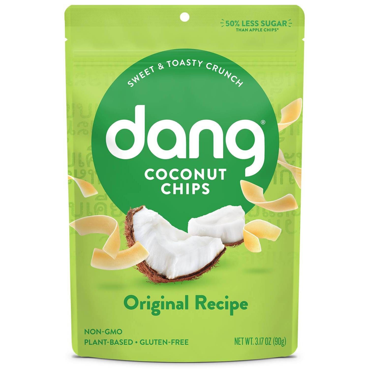 slide 1 of 5, Dang Original Toasted Coconut Chips, 3.16 oz