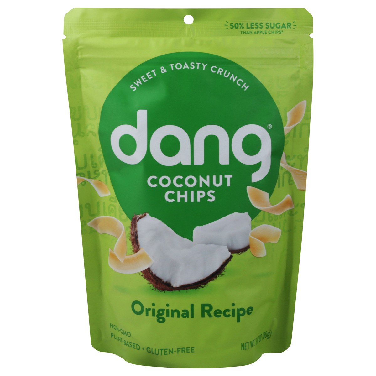 slide 1 of 1, Dang Original Toasted Coconut Chips, 3.16 oz