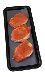 Pork Loin Rib Eye Chops Seasoned 5 oz ea.