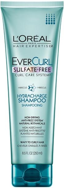 slide 1 of 1, L'Oréal Paris EverCurl Sulfate Free Curl Care System Hydracharge Shampoo, 8.5 oz
