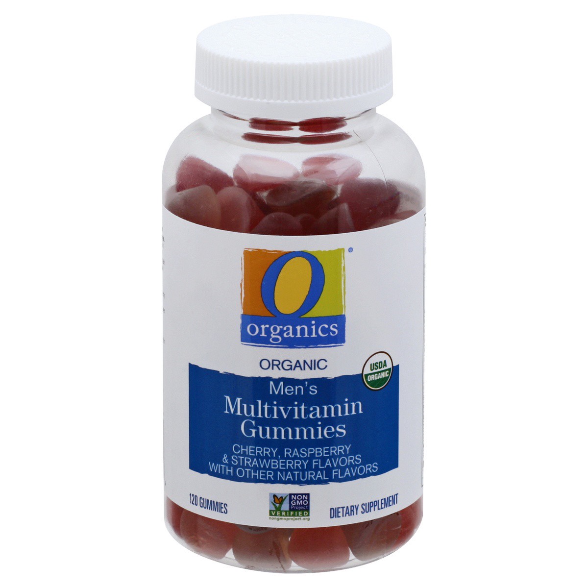 slide 1 of 9, O Organics Gummy Multivitamin Mens, 120 ct