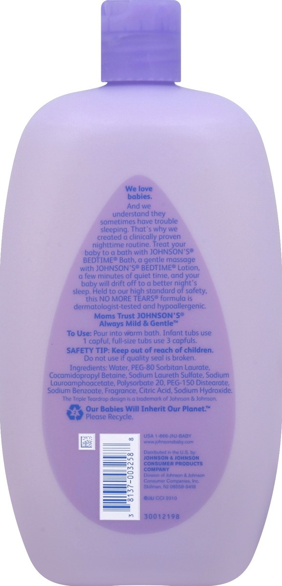 slide 5 of 6, Johnson's Bedtime Bath Gentle Cleanser, 28 Fl. Oz., 28 fl oz