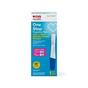 slide 1 of 1, CVS Health One Step Pregnancy Test, 1 ct
