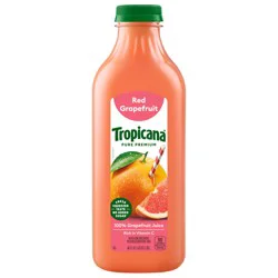 Tropicana Pure Premium 100% Ruby Red Grapefruit Juice, 46 Fl Oz Bottle