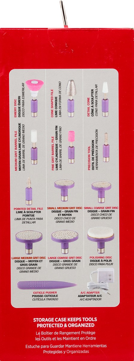 slide 8 of 9, Kiss Power File Deluxe Rechargeable Nail File 1 ea, 15 ct