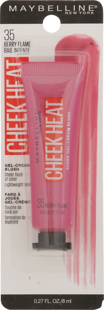 slide 6 of 9, Maybelline Cheek Heat Berry Flame 35 Gel-Cream Blush 0.27 fl oz, 0.27 oz