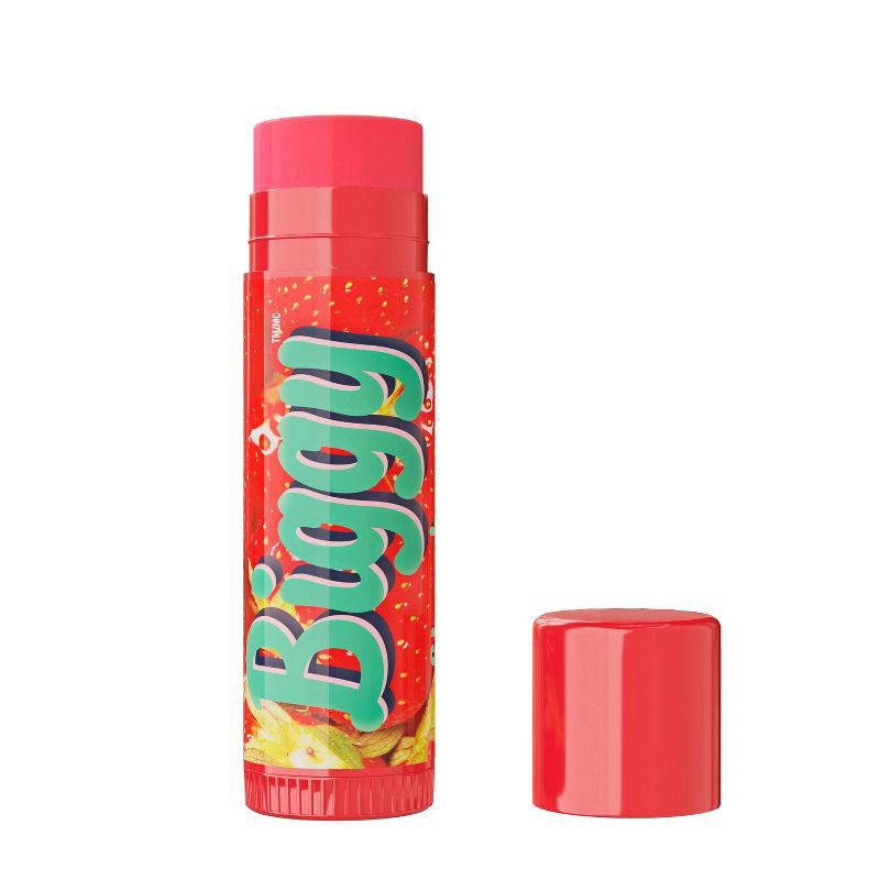 slide 4 of 4, Biggy Lip Balm Strwberry, 1 ct