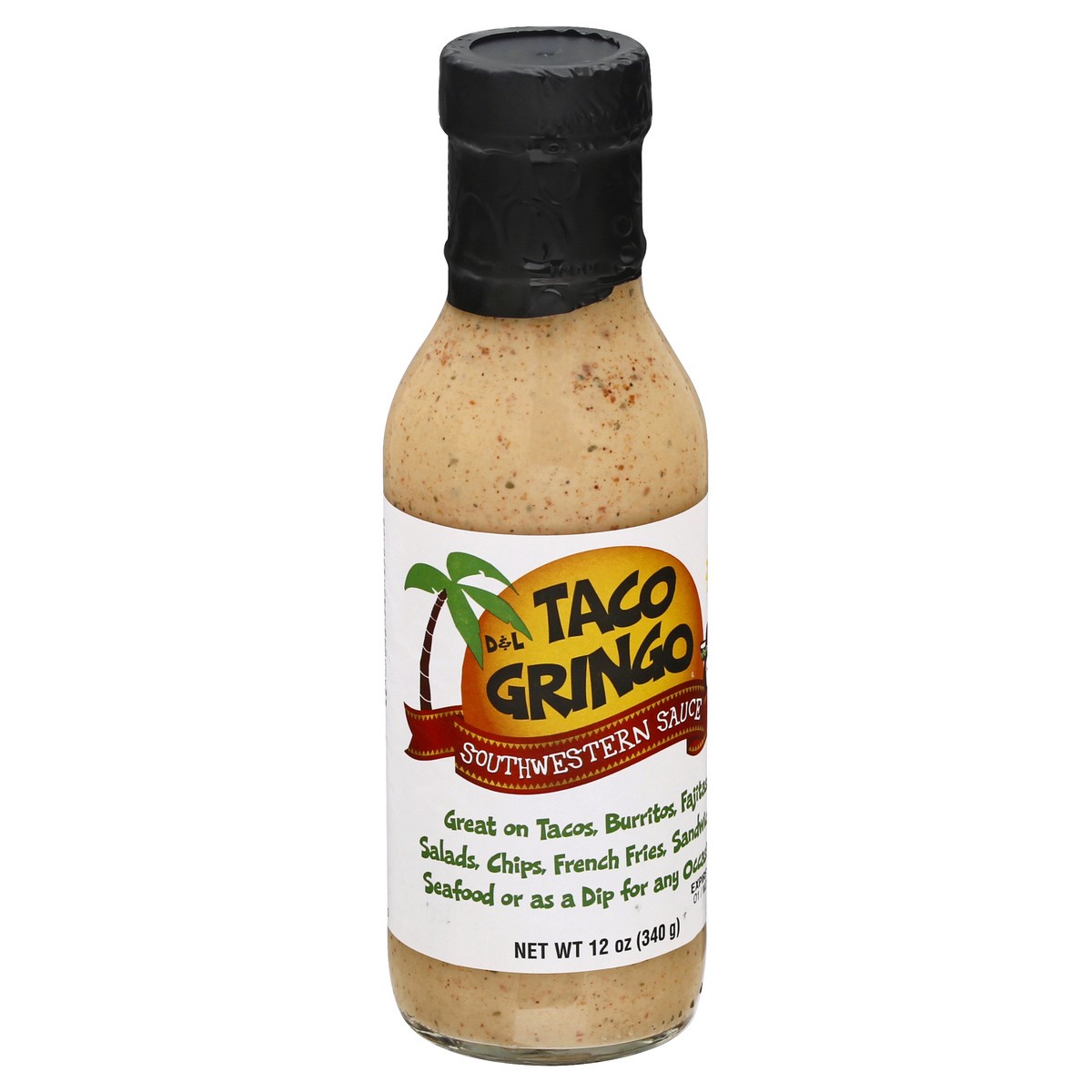 slide 8 of 9, Taco Gringo Southwestern Sauce 12 oz,