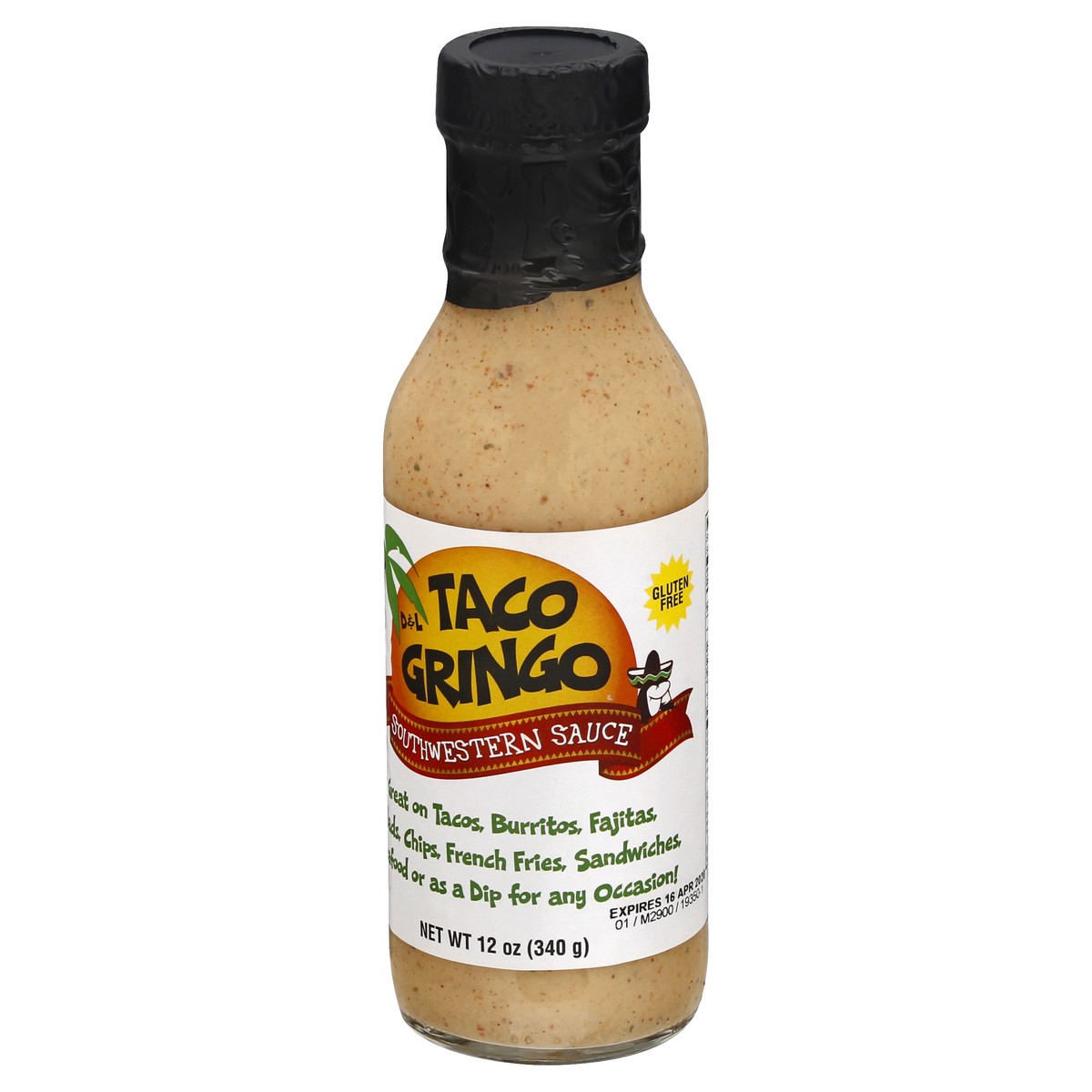 slide 6 of 9, Taco Gringo Southwestern Sauce 12 oz,