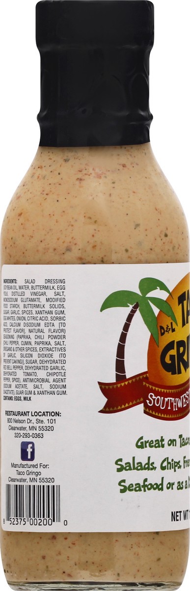 slide 9 of 9, Taco Gringo Southwestern Sauce 12 oz,
