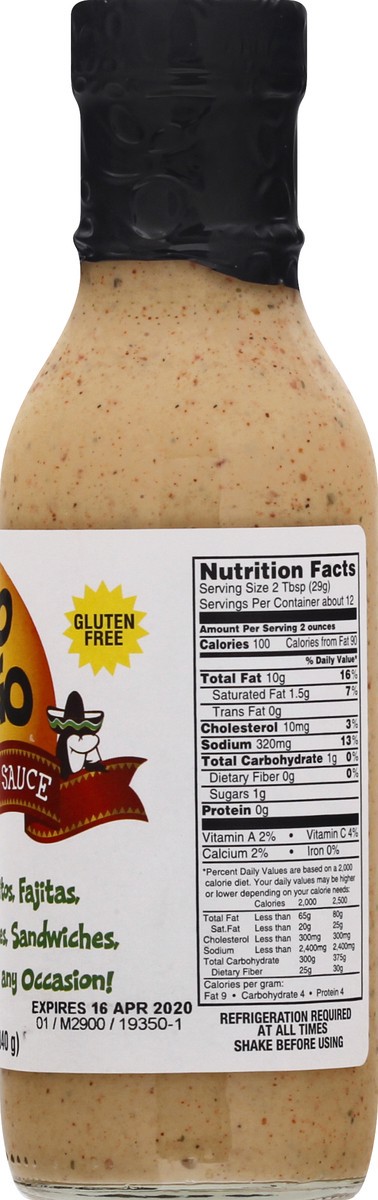 slide 5 of 9, Taco Gringo Southwestern Sauce 12 oz,