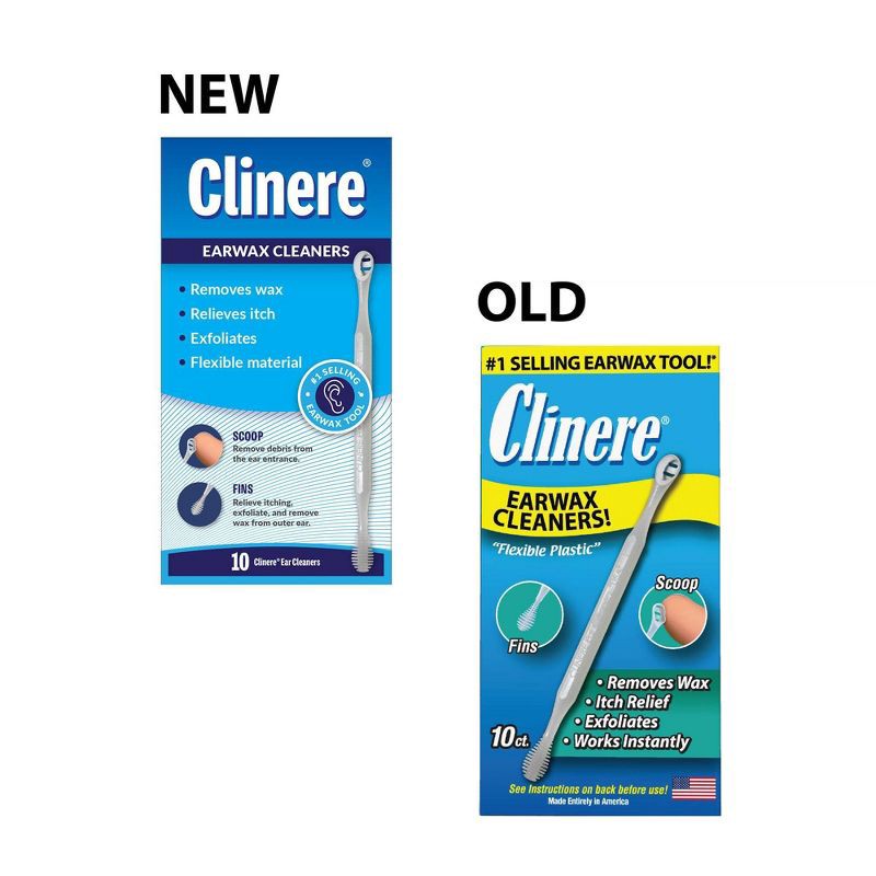 slide 2 of 7, Clinere Ear Cleaners - 10ct, 10 ct