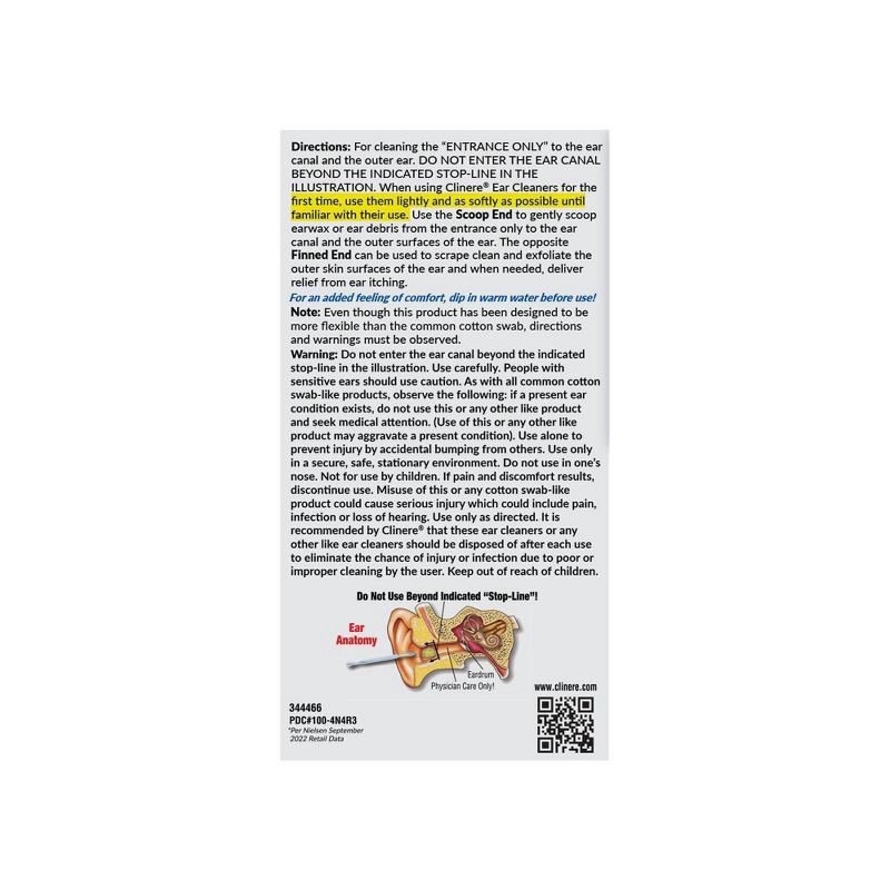 slide 6 of 7, Clinere Ear Cleaners - 10ct, 10 ct