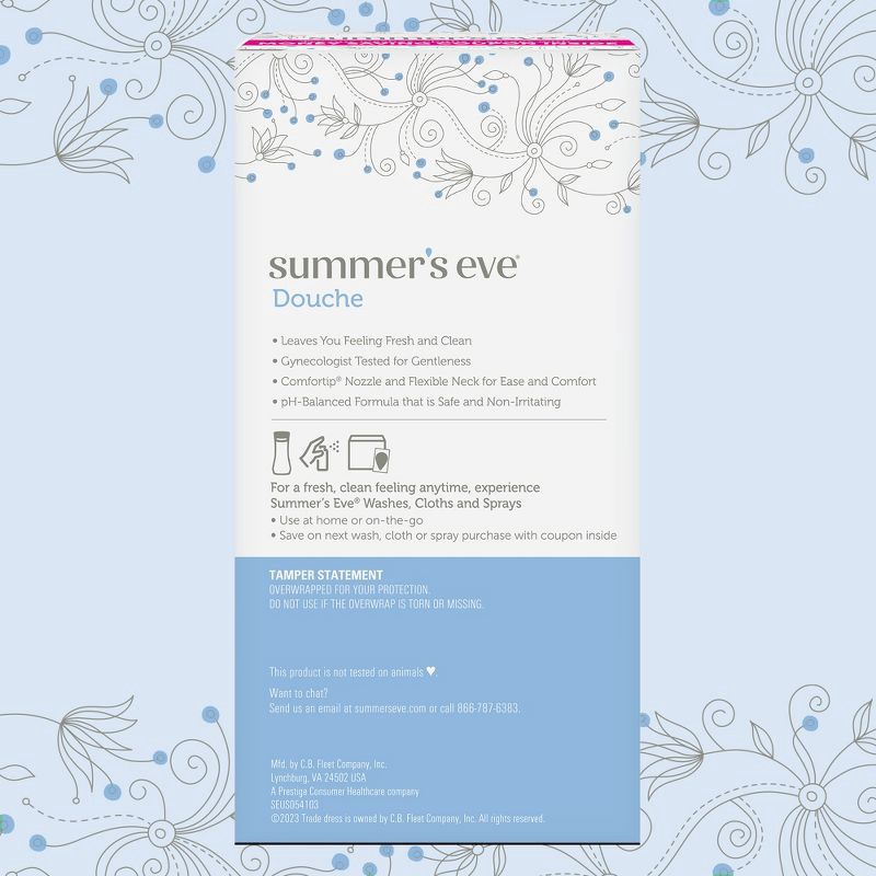 slide 8 of 8, Summer's Eve Extra Cleansing Vinegar and Water Feminine Douche - 18 fl oz, 18 fl oz