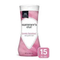 Summer's Eve Simply Sensitive Feminine Cleansing Wash - 15 fl oz