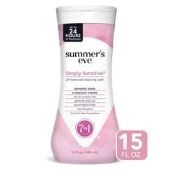 Summer's Eve Simply Sensitive Feminine Cleansing Wash - 15 fl oz