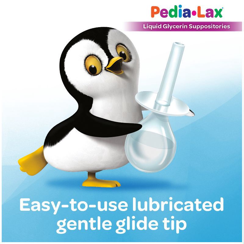 slide 5 of 9, Pedia-Lax Laxative Liquid Glycerin Suppositories for Kids - Ages 2-5 - 6ct, 5 x 6 ct