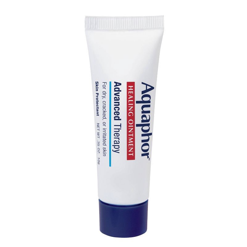 slide 4 of 4, Aquaphor Healing Ointment Skin Protectant and Moisturizer for Dry and Cracked Skin Unscented - 2pk/0.35oz, 0.7 oz