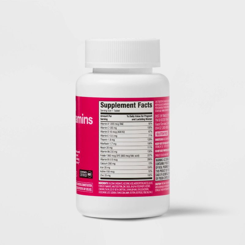 slide 3 of 5, Prenatal Vitamin Dietary Supplement Tablets - 100ct - up&up™, 100 ct