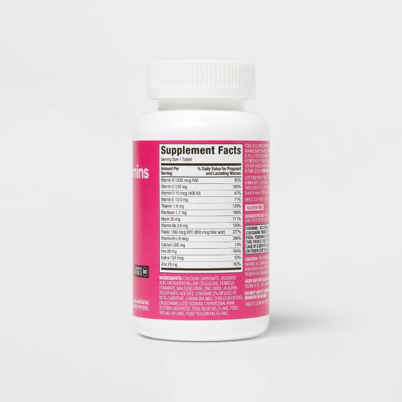 slide 3 of 5, Prenatal Vitamin Dietary Supplement Tablets- 200ct - up&up™, 200 ct