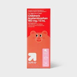 Children's Acetaminophen Pain Reliever & Fever Reducer Liquid - Bubblegum - 4 fl oz. - up&up™