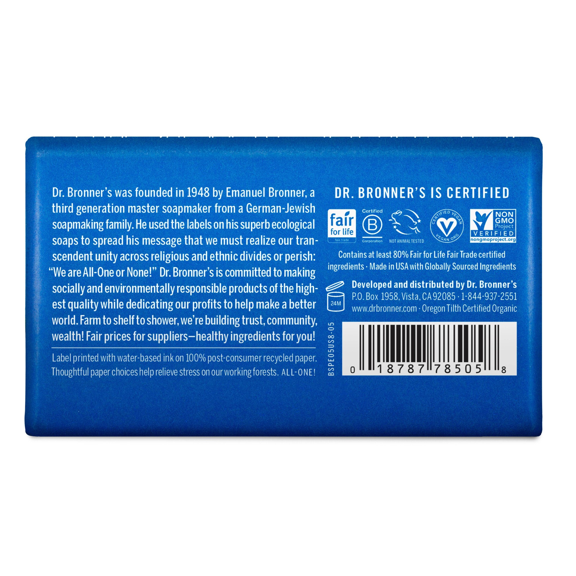 Dr. Bronner's Unscented Bar Soap - 5oz : Target