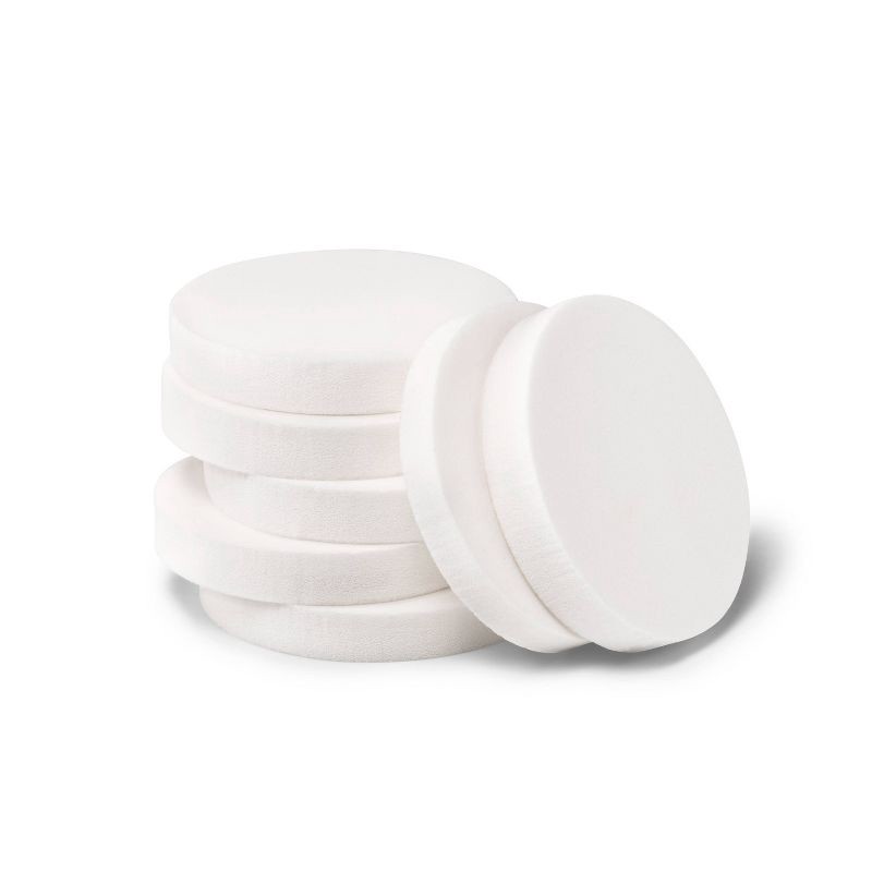 slide 2 of 3, Latex Free Cosmetic Rounds - 12ct - White - up&up™, 12 ct