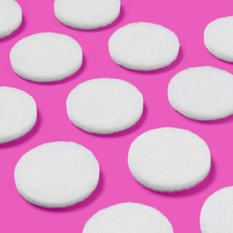 slide 2 of 3, Facial Buff Sponges - 12ct - White - up&up™, 12 ct