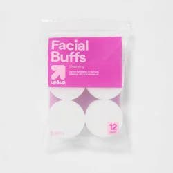 Facial Buff Sponges - 12ct - White - up&up™
