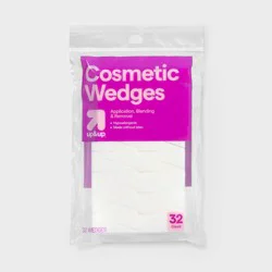 Latex Free Foam Cosmetic Wedges - White - 32ct - up&up™
