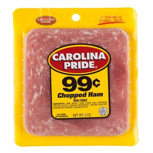 slide 1 of 1, Carolina Pride Chopped Ham, 4 oz