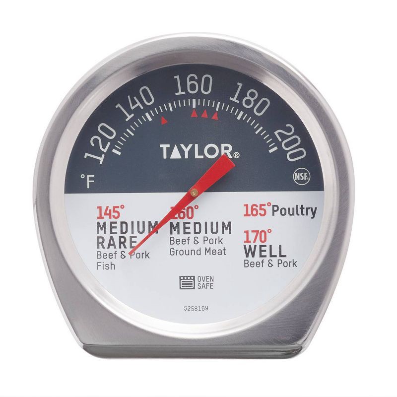 slide 2 of 3, Taylor Leave-in Meat Analog Dial Kitchen Thermometer, 1 ct