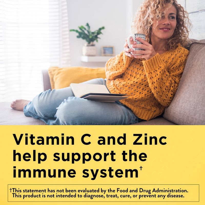 slide 4 of 10, Nature Made Stress Vitamin B Complex with Vitamin C and Zinc Supplement Tablets for Immune Support - 75ct, 75 ct