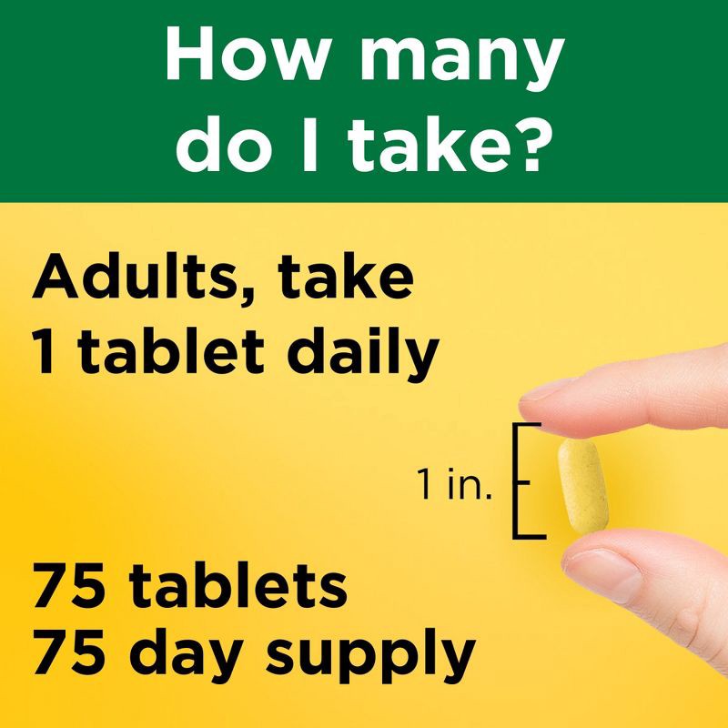 slide 7 of 10, Nature Made Stress Vitamin B Complex with Vitamin C and Zinc Supplement Tablets for Immune Support - 75ct, 75 ct