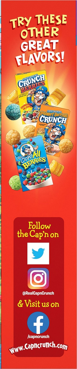 slide 5 of 6, Cap'n Crunch Sweetened Corn & Oat Cereal 25.7 Oz, 25.7 oz