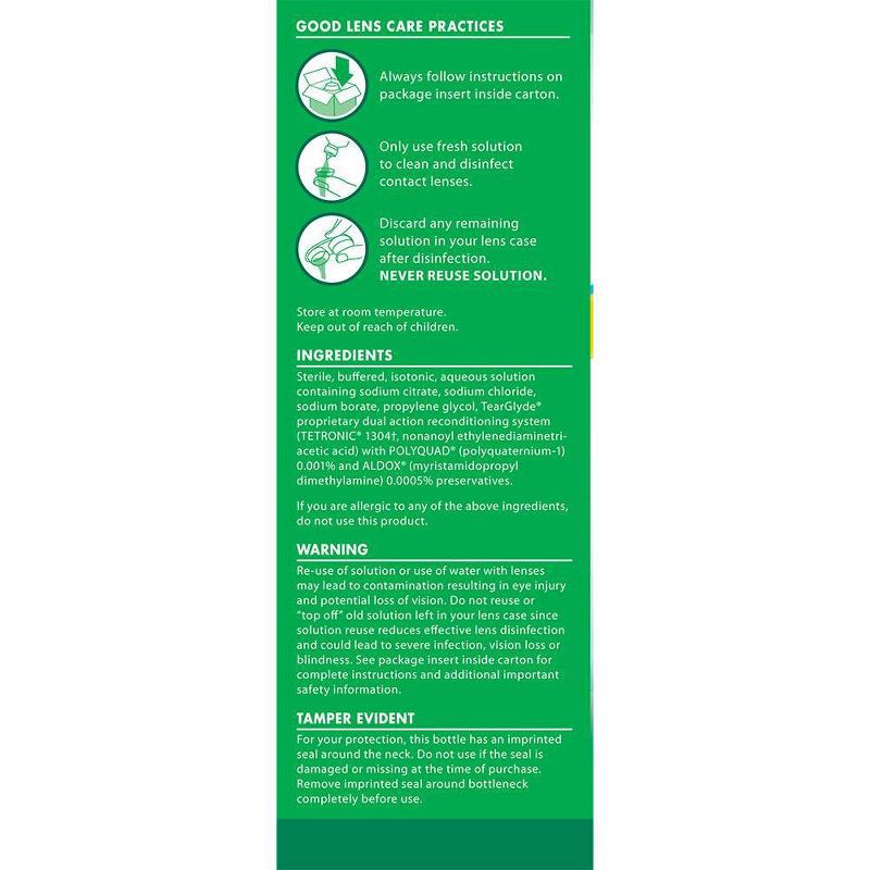 slide 4 of 4, Opti-Free Replenish Multi-Purpose Disinfecting Contact Lens Solution - 10 fl oz, 10 fl oz