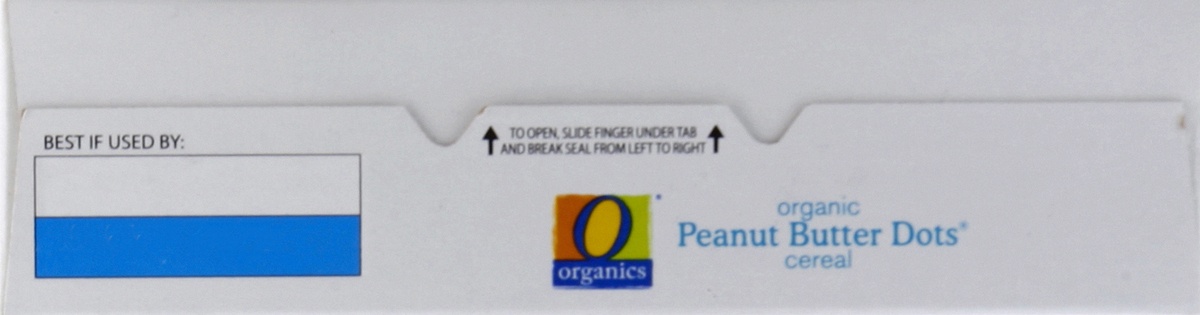 slide 4 of 4, O Orgnc Cereal Peanut Butter Dots, 