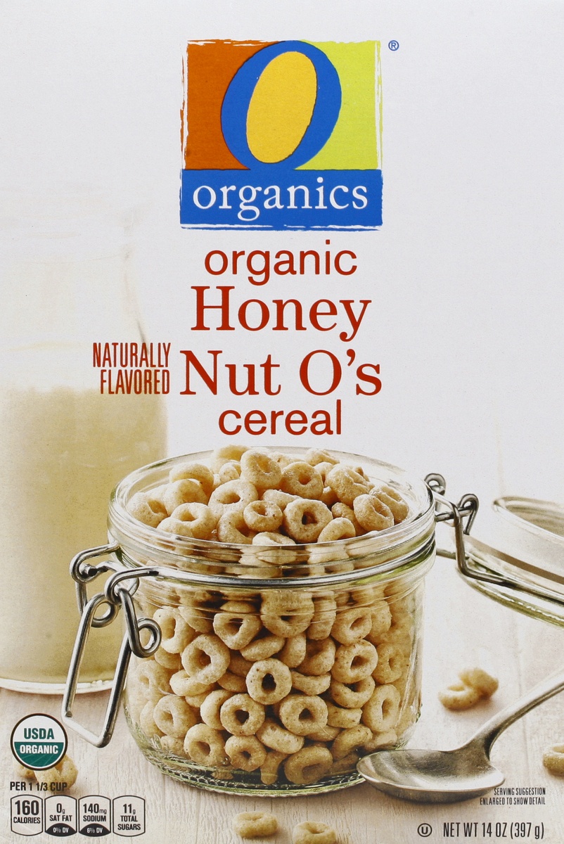 slide 6 of 9, O Orgnc Cereal Honey Nut Os, 