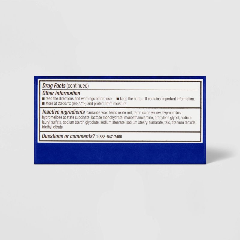 slide 5 of 6, Omeprazole 20mg Acid Reducer Delayed Release Tablets 42ct - up&up™, 42 ct; 20 mg