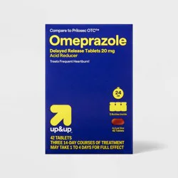 Omeprazole 20mg Acid Reducer Delayed Release Tablets 42ct - up&up™