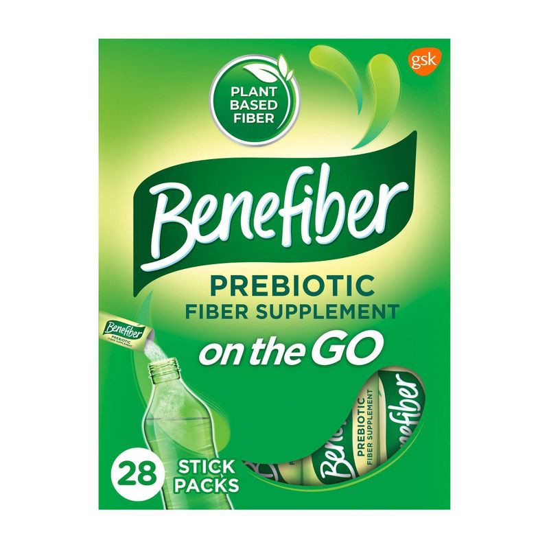 slide 1 of 13, Benefiber Prebiotic Sugar-Free On the Go Fiber Supplement Powder - 28ct, 28 ct