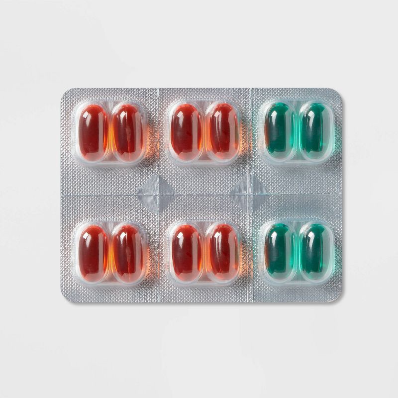 slide 4 of 6, Day/Night Multi -Symptom Cold & Flu Relief Combo Pack Softgels 48ct - up&up™, 48 ct