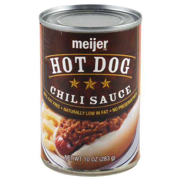 slide 1 of 4, Meijer Hot Dog Sauce, 10 oz