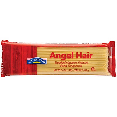 slide 1 of 1, Hill Country Fare Angel Hair Pasta, 16 oz