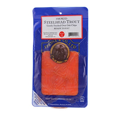 slide 1 of 1, Spence & Co. Smoked Steelhead Trout, 4 oz