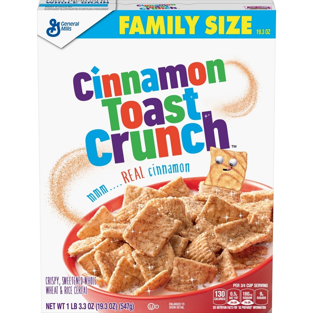 slide 2 of 4, Cinnamon Toast Crunch General Mills Cinnamn Toast Family, 19.3 oz