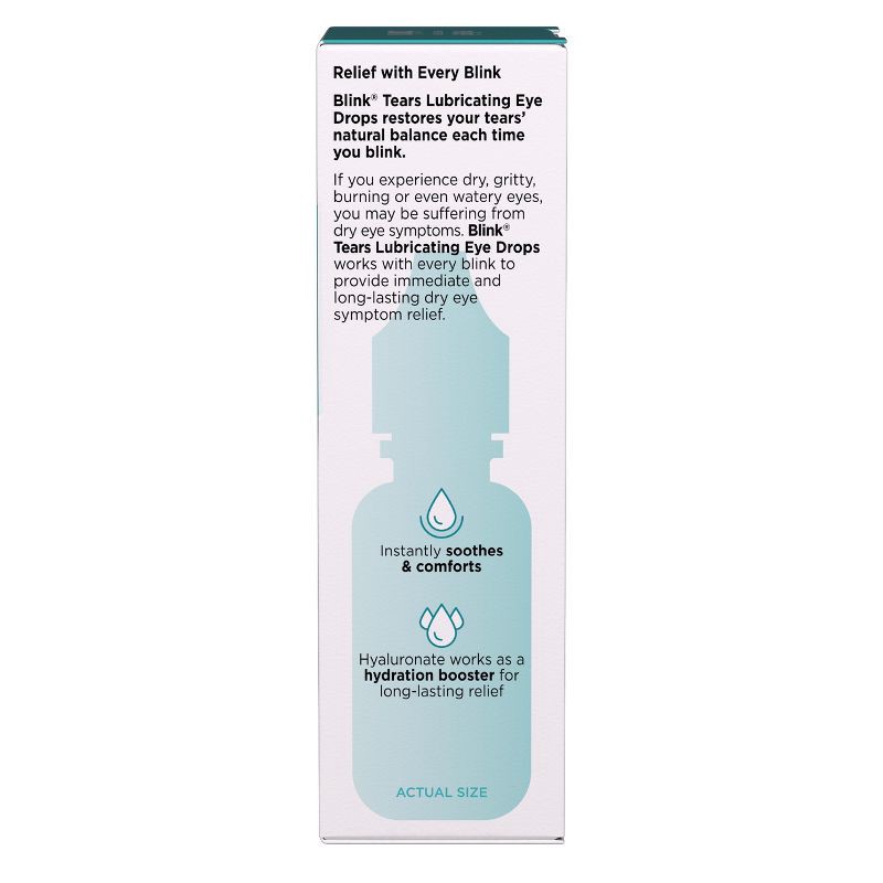 slide 7 of 11, Blink Tears Lubricating and Hydrating Dry Eye Drops - 15ml, 15 ml