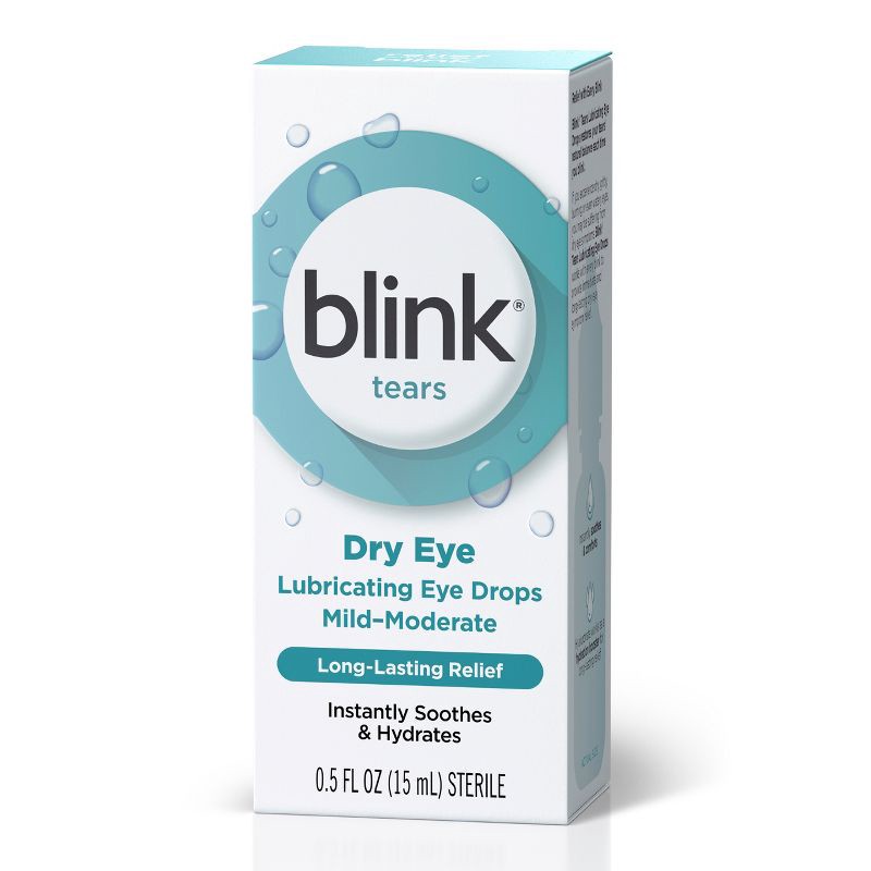 slide 11 of 11, Blink Tears Lubricating and Hydrating Dry Eye Drops - 15ml, 15 ml