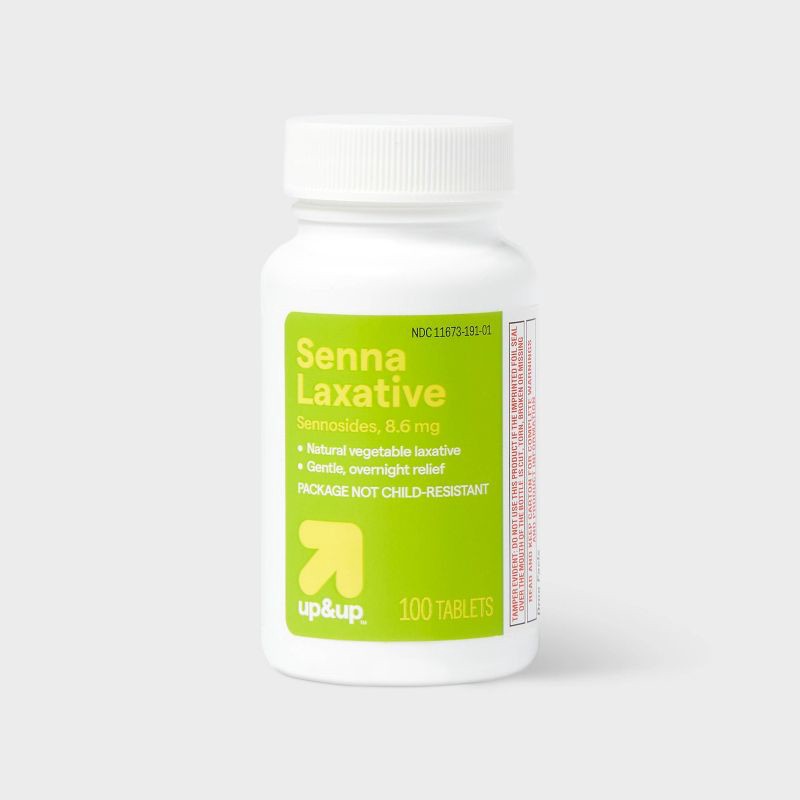 slide 5 of 5, Senna Laxative Tablets - 100ct - up&up™, 100 ct