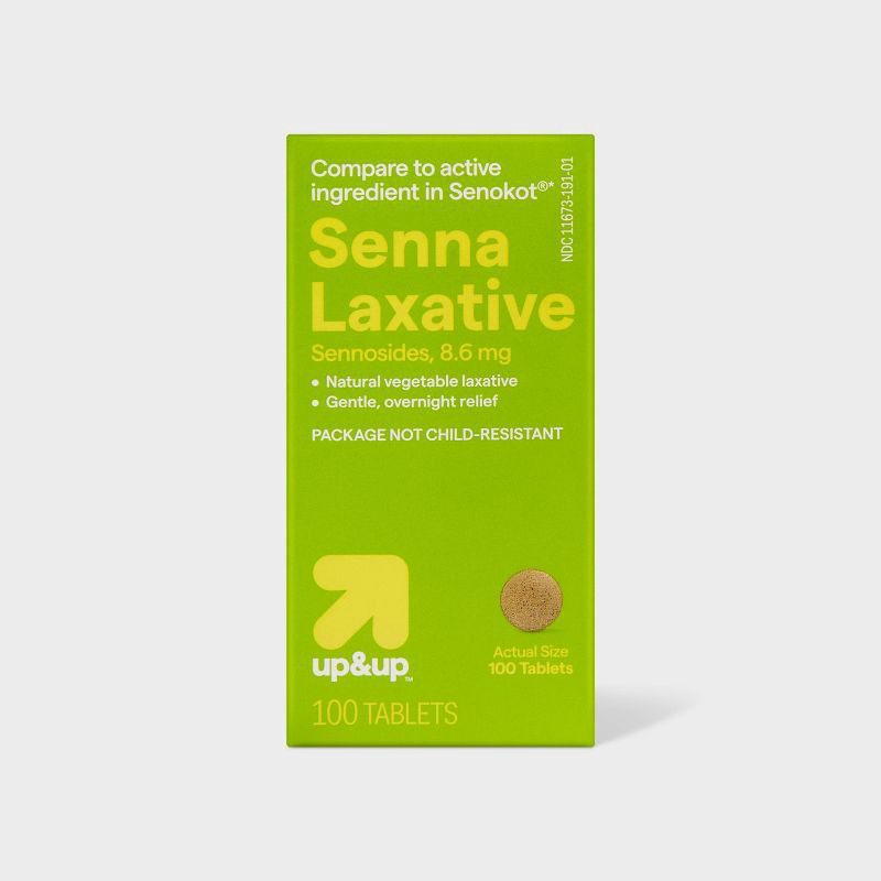 slide 1 of 5, Senna Laxative Tablets - 100ct - up&up™, 100 ct